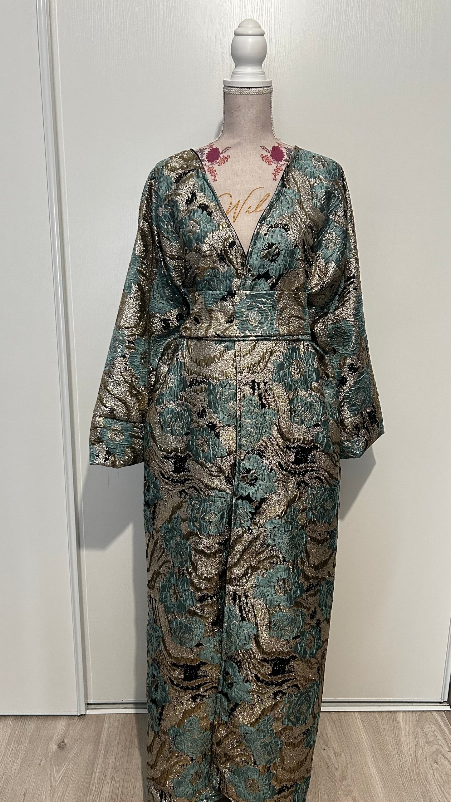 Kimono Sana Bleu Brocard