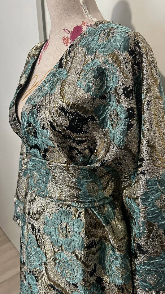 Kimono Sana Bleu Brocard